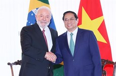 Entretien entre le Premier ministre vietnamien et le président brésilien
