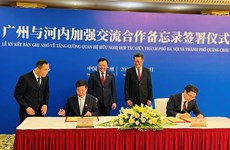Hanoï et Guangzhou (Chine) renforcent leur coopération commerciale et touristique