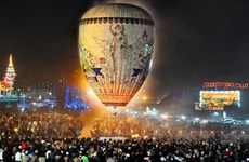 Le festival de montgolfières du Myanmar reprend après trois ans d'interruption