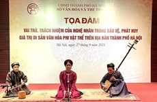 Hanoi souligne le rôle des artisans dans la conservation du patrimoine culturel immatériel
