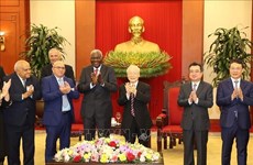 Le leader vietnamien reçoit le président de l’Assemblée nationale cubaine