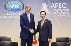 APEC 2023: Le président Vo Van Thuong reçoit l’envoyé spécial John Kerry