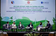 Des pistes pour la coopération dans le développement du marché du carbone 