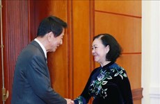 La permanente du Secrétariat du Parti reçoit l'ancien ambassadeur spécial Vietnam-Japon