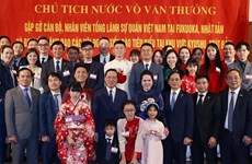 La signification de la rencontre entre le président et des Vietnamiens au Japon