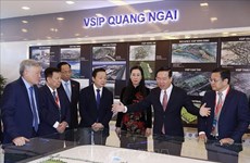 Le président Vo Van Thuong assiste au 10e anniversaire du VSIP Quang Ngai