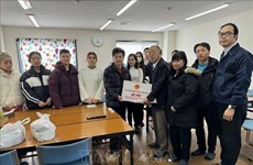 Protection de toute urgence des stagiaires et travailleurs dans les zones sismiques au Japon