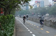 Hanoï ouvre un trajet prioritaire pour les vélos