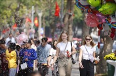 Nouvel An lunaire: forte hausse du nombre de touristes étrangers à Hanoï