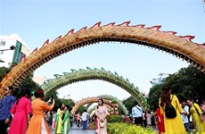 Ho Chi Minh-Ville: Plus de 1,2 million de visiteurs à la rue florale Nguyen Hue pendant le Têt