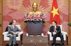 Le président de l'AN Vuong Dinh Huê reçoit l'ambassadeur de Chine au Vietnam 