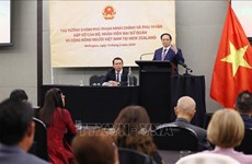 Le PM rencontre la communauté vietnamienne en Nouvelle-Zélande