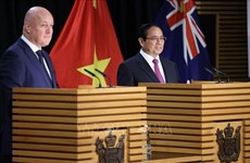 Vietnam et Nouvelle-Zélande envisagent d’élever le niveau de leurs relations 