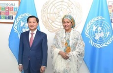 Le vice-PM Lê Minh Khai rencontre la cheffe adjointe de l’ONU Amina Mohammed
