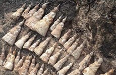 De nombreuses figurines de Bouddha découvertes dans la province de Xieng​ Khuang​ au Laos