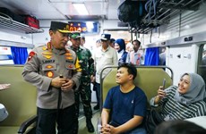 Le secteur ferroviaire indonésien assure la sécurité des voyages pendant le festival Idul Fitri