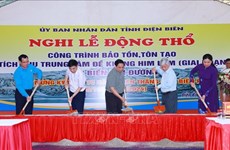 Début des travaux de rénovation du Centre de résistance Him Lam à Dien Bien