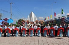 An Giang : Cérémonie commémorative des victimes massacrées lors de la guerre de défense de la frontière sud-ouest du Vietnam