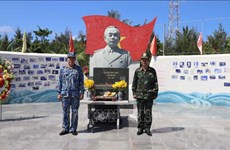 Le monument au général Vo Nguyên Giap sur l’archipel de Truong Sa
