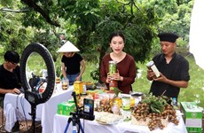 Les produits agricoles de Hung Yên font leur promotion sur Tiktok