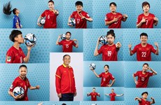L'équipe du Vietnam féminine de football à travers l'objectif de la FIFA