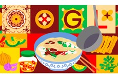 Le "pho" vietnamien à l'honneur sur Google Doodle