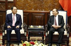 Le chef de l’Etat reçoit l’ambassadeur de République de Corée