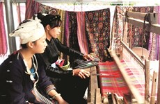 Hàm Yên préserve et valorise le tissage de brocart