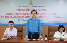 Le Premier ministre Pham Minh Chinh va dialoguer avec les travailleurs