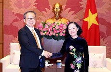Une dirigeante vietnamienne reçoit l’ambassadeur du Japon