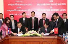 Vietnam-Laos : Une coopération amicale étroite entre les deux agences de presse