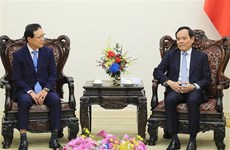 Le vice-PM Tran Luu Quang reçoit le directeur général du complexe Samsung Vietnam