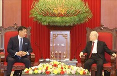 Le secrétaire général du PCV reçoit le président mongol