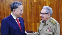 Le ministre de la Sécurité publique To Lam effectue une visite officielle à Cuba