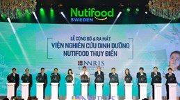 Inauguration de l'Institut de recherche sur la nutrition Nutifood en Suède