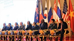 Ouverture de la 9e réunion des ministres de la Défense de l'ASEAN (ADMM+) 