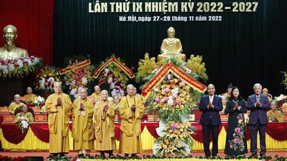 Ouverture du 9e Congrès national des délégués de l’Église bouddhique du Vietnam