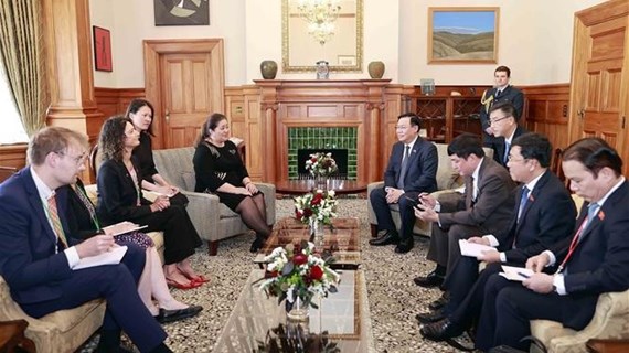 Le président de l'Assemblée nationale rencontre la gouverneure générale de la Nouvelle-Zélande