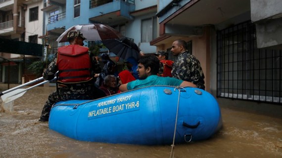 En Asie du Sud, des fortes inondations font de nombreuses victimes