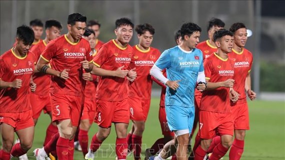 Football : Le Vietnam est prêt à son match amical contre la Jordanie