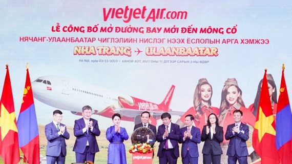 Vietjet Air ouvre une ligne directe reliant la Mongolie à Nha Trang