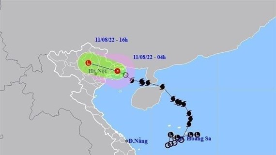 Le typhon Mulan s’est affaibli en une dépression tropicale