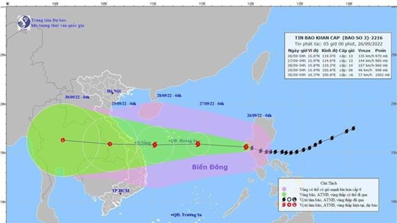 Le super-typhon NORU est entré en Mer Orientale