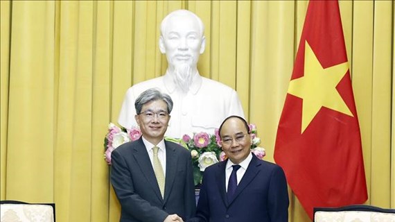 Le président reçoit le ministre sud-coréen de l’Administration judiciaire nationale