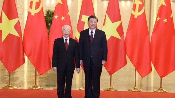 Le secrétaire général et président chinois remercie le leader vietnamien