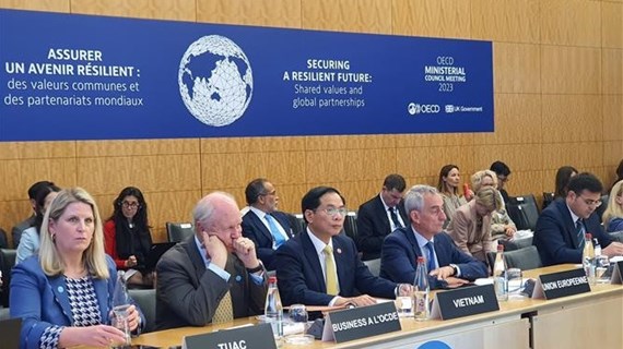Le Vietnam présente sa vision à la réunion ministérielle de l’OCDE à Paris