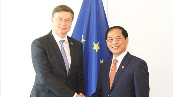 Le ministre vietnamien des AE rencontre des responsables des pays à Paris