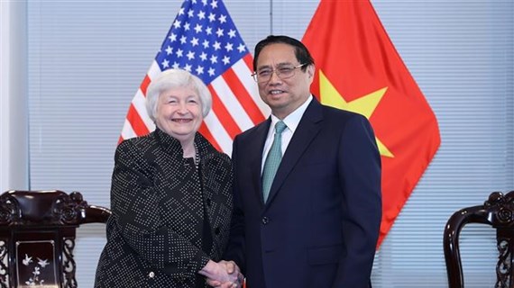 Le PM rencontre la secrétaire américaine au Trésor et des dirigeants des entreprises américaines 