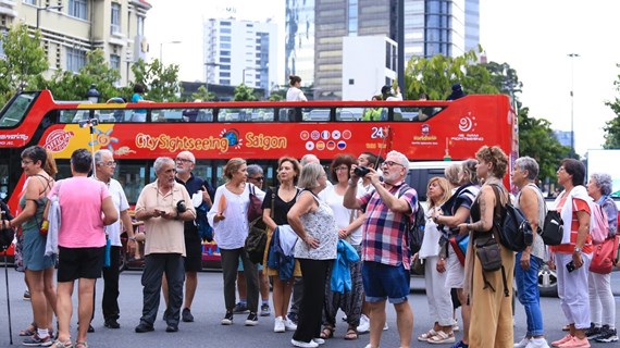 Afflux de touristes internationaux à Hô Chi Minh-Ville dès le début de l'année