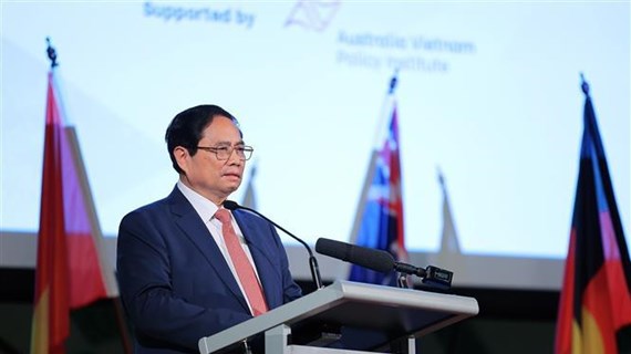 Le PM Pham Minh Chinh appelle les entreprises australiennes à venir investir au Vietnam